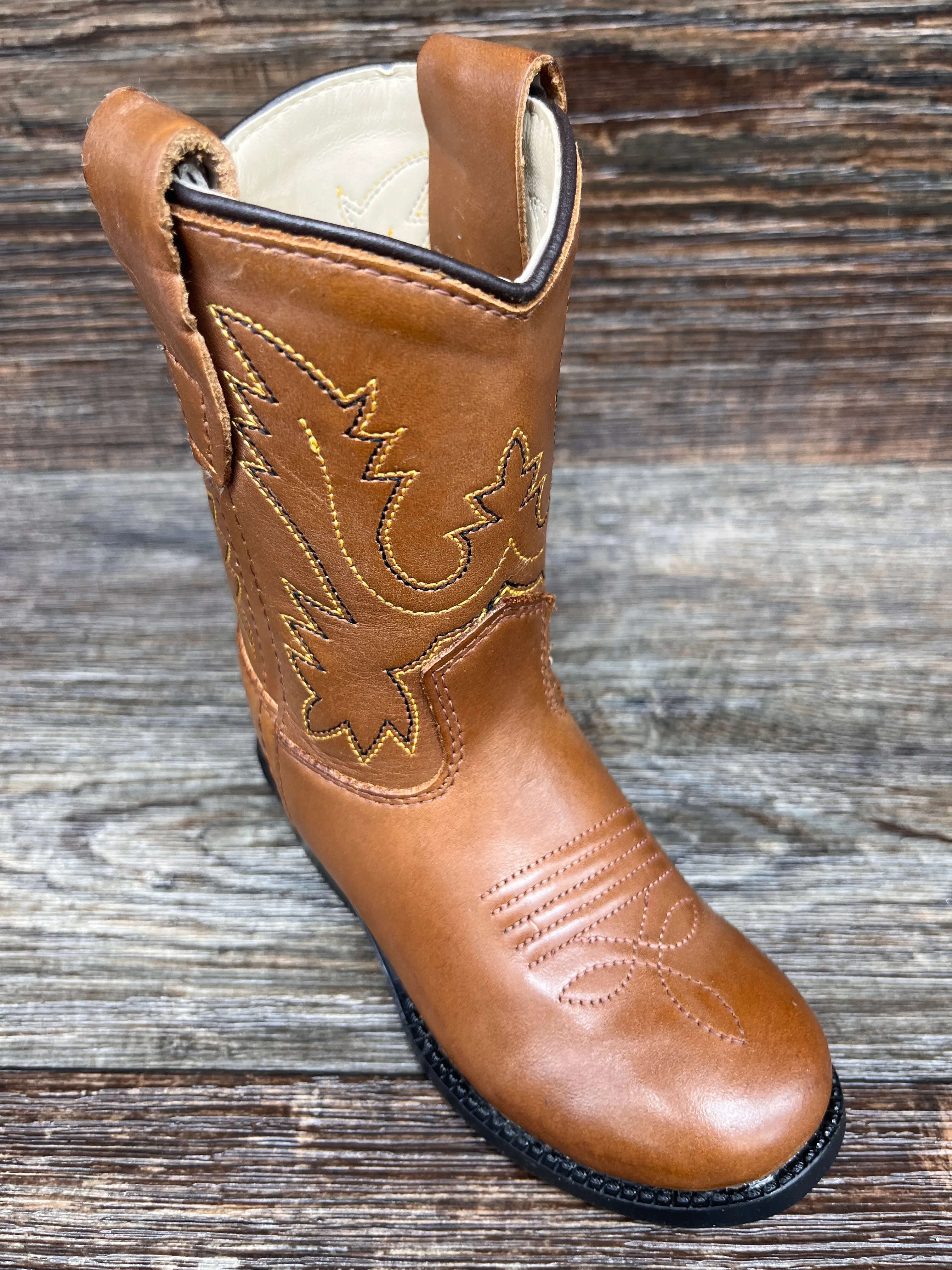 3129 Infant and Toddler Size Round Toe Western Boot by Old West