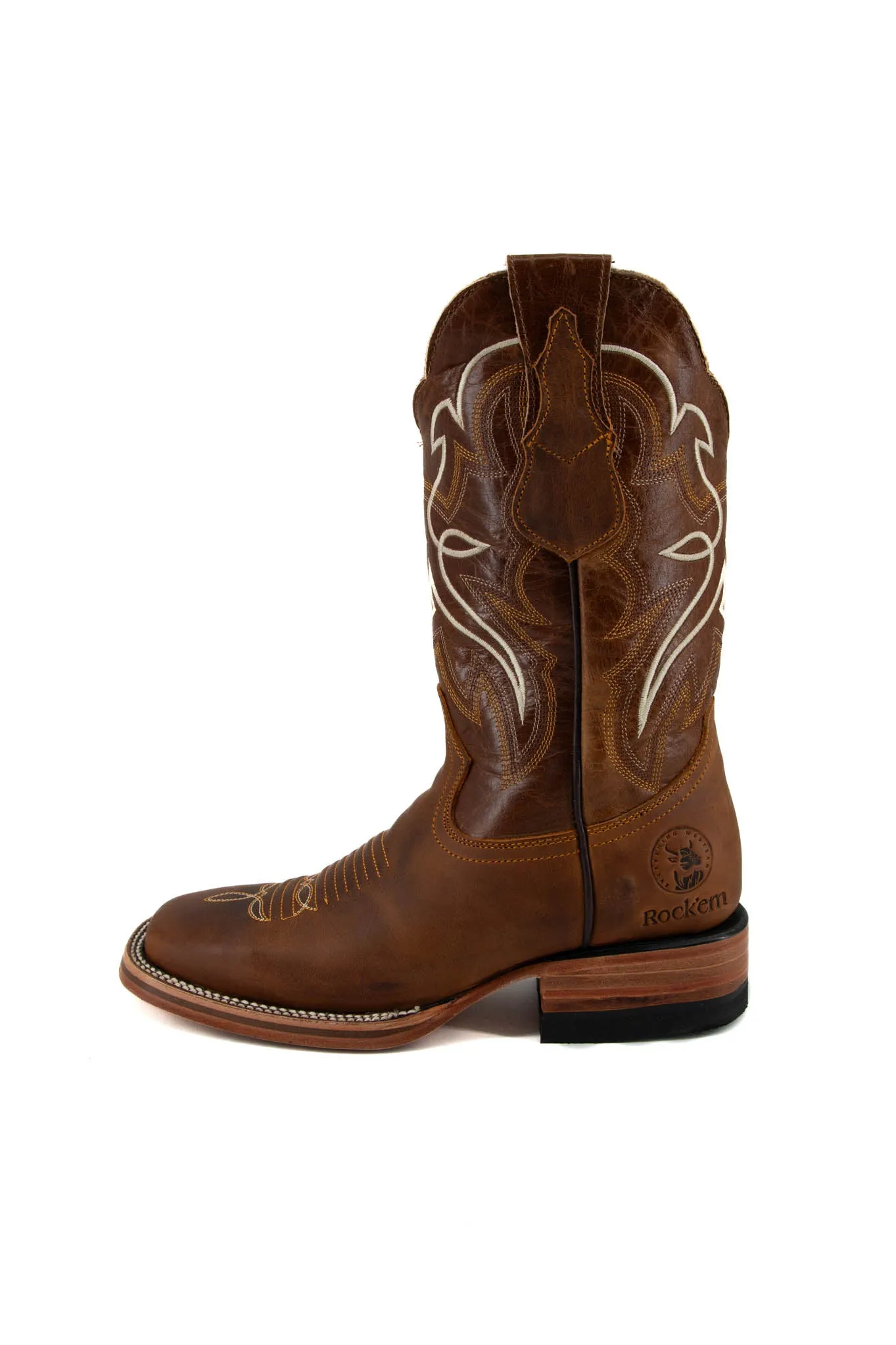 400 Crazy Square Toe Cowboy Boot