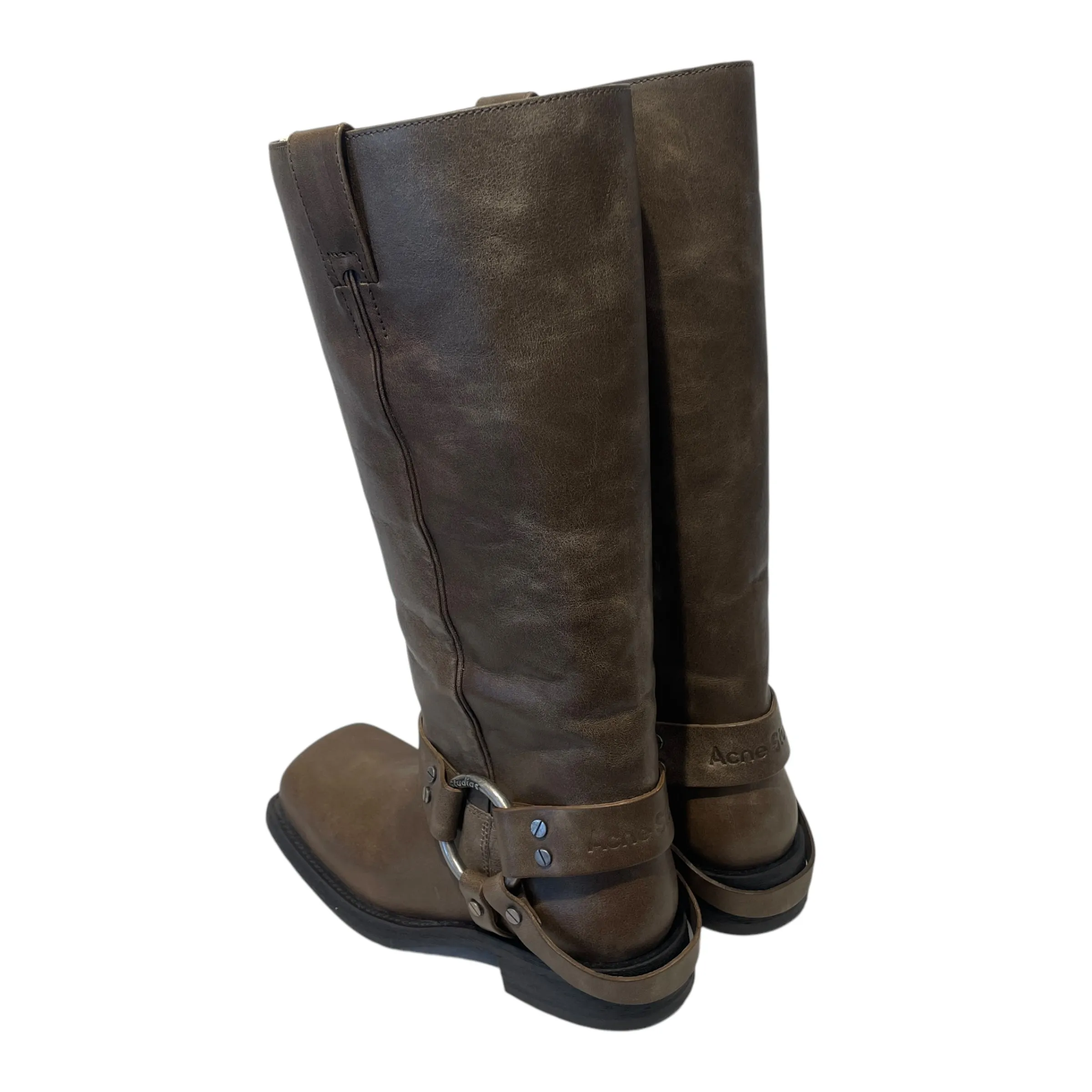 Acne Studios/Biker Boots/EU 38/Leather/BRW/