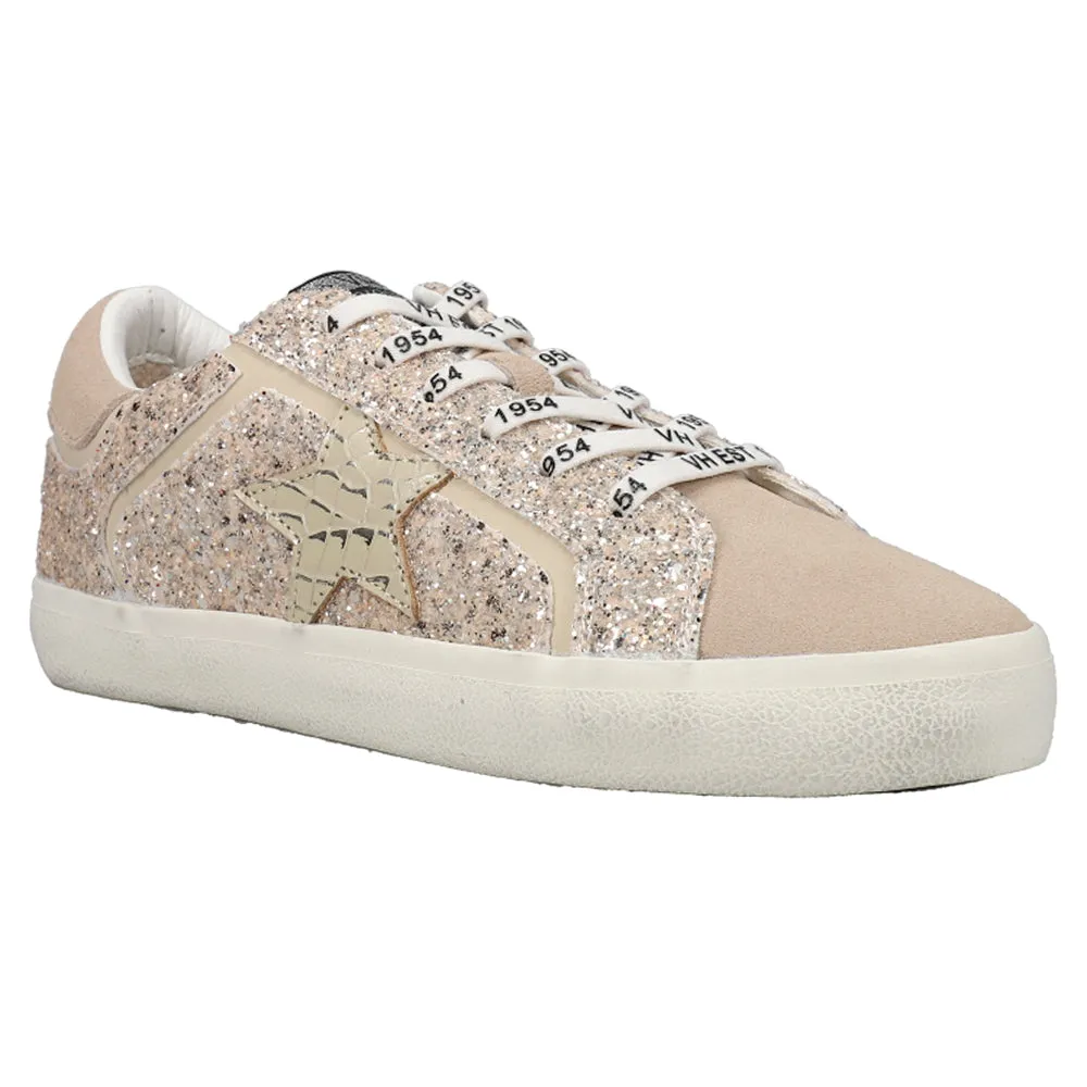 Action 2 Glitter Lace Up Sneakers