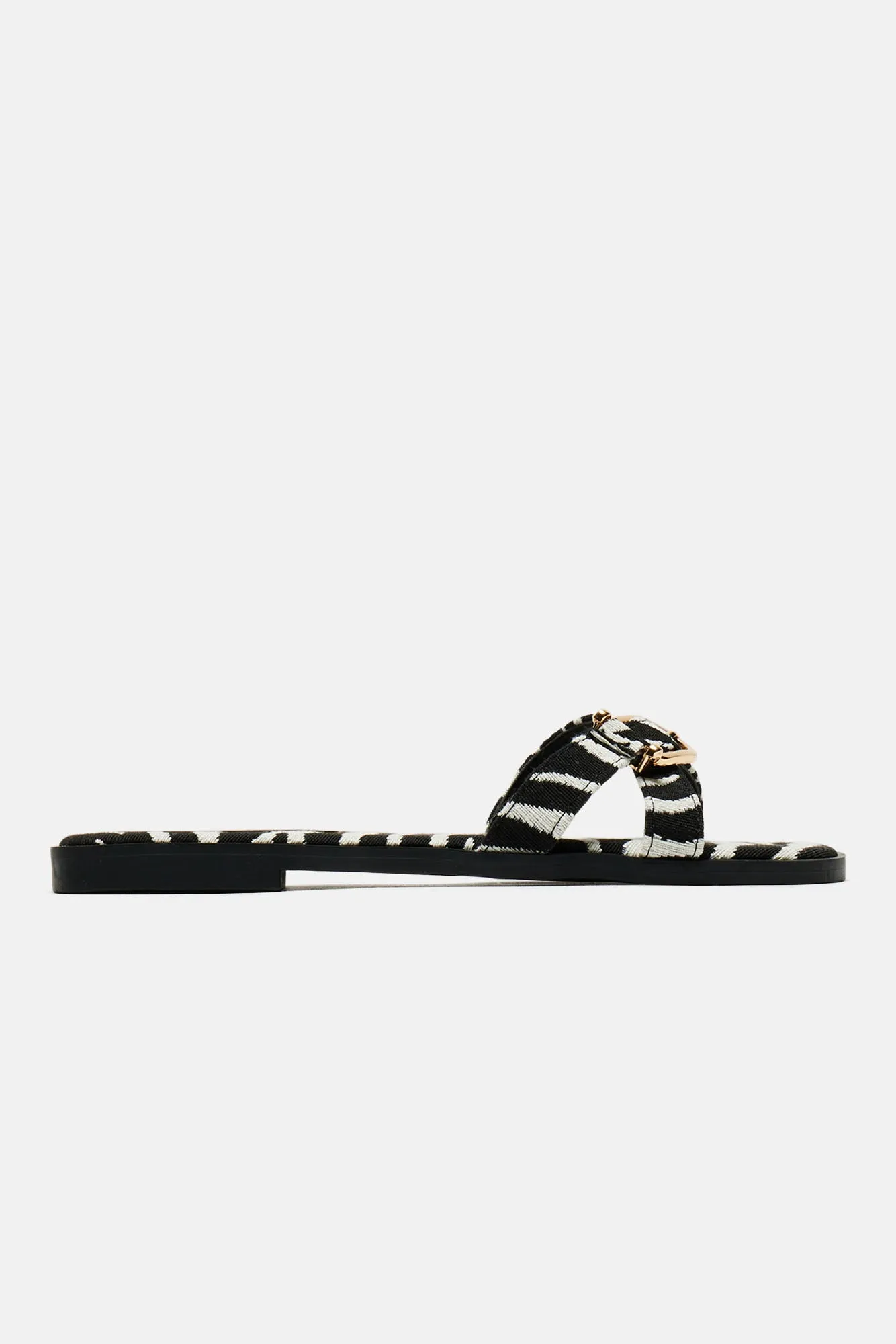 Adalina Sandals - Black/White