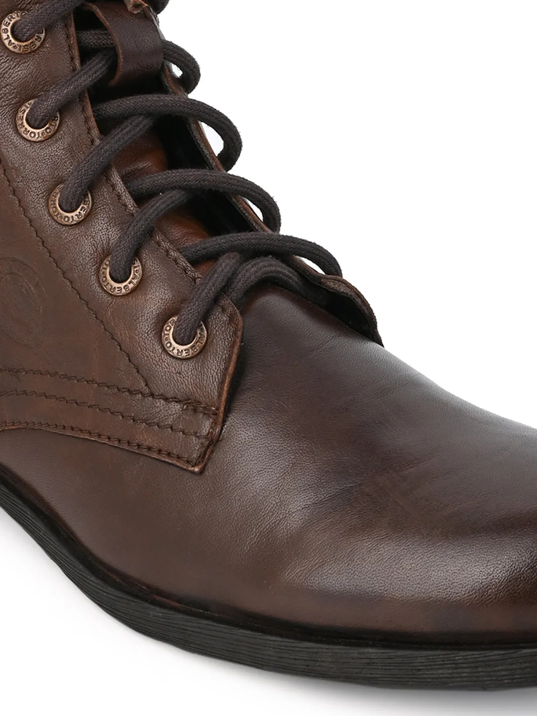 Alberto Torresi Barcus Brown Ankle Boots