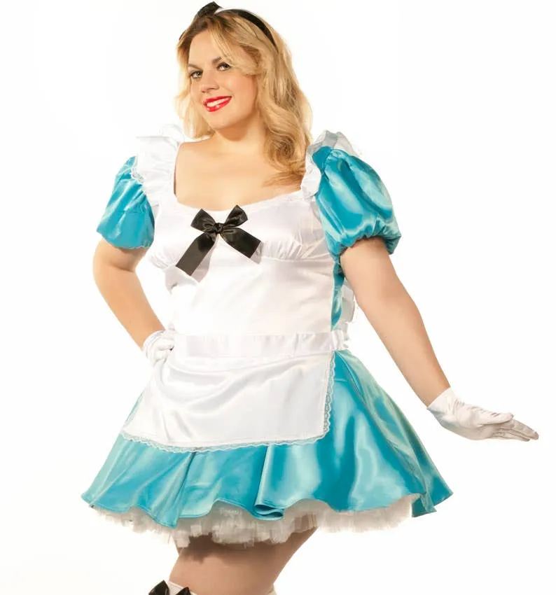 Alice in Wonderland Womens Plus Size Storybook Costume