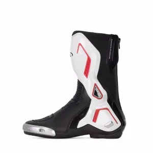 Allgoal Motorcycle Boots Black/White/Red