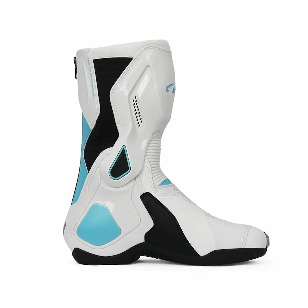 Allgoal Sky Blue Motorcycle Riding Boots