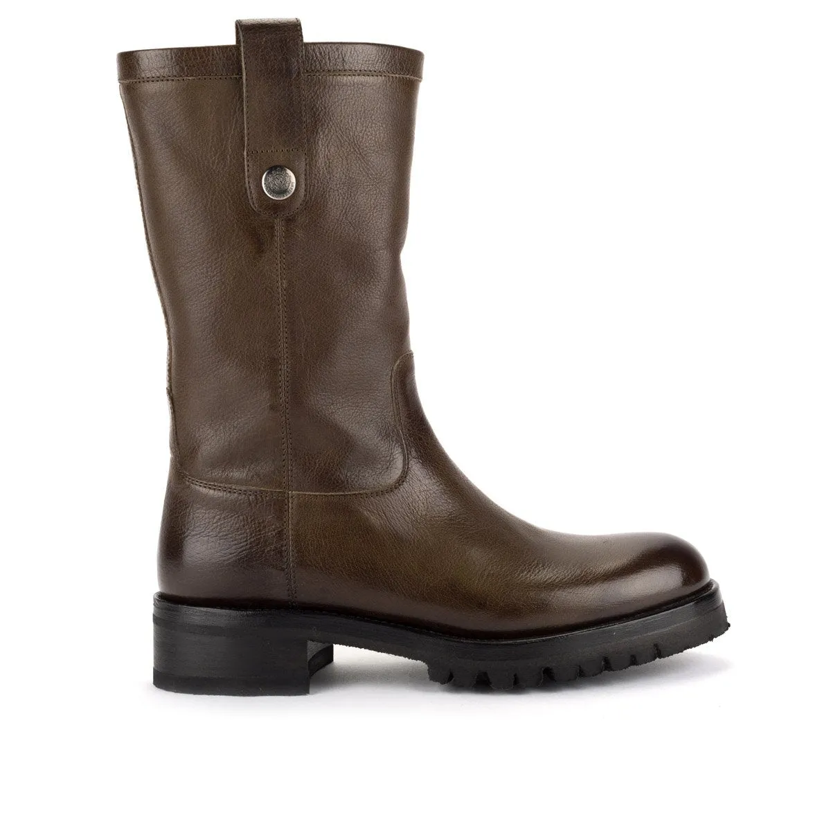 AMINA 58050<br> Biker Boots Teak