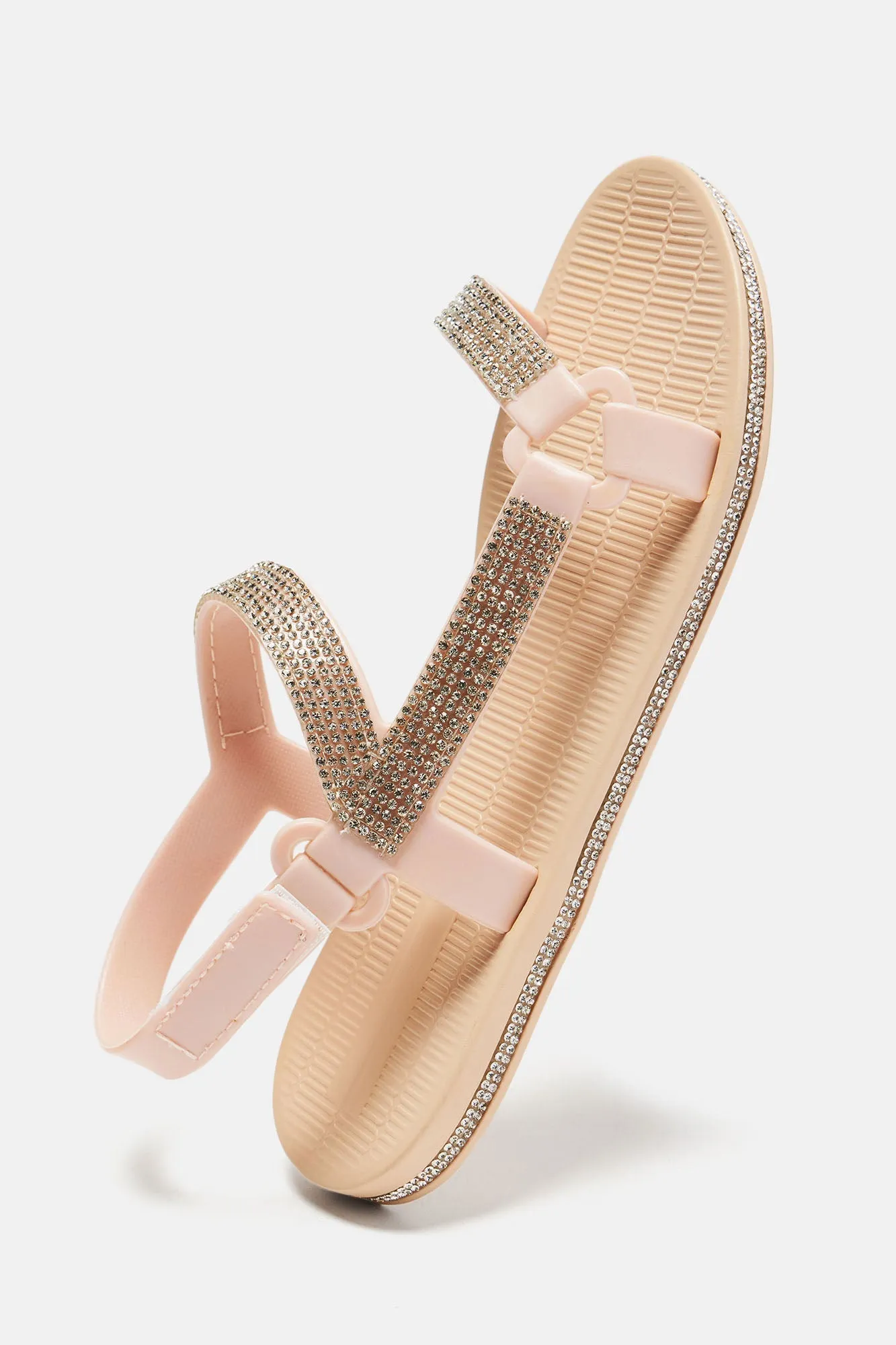 Amozae-All Good Here Flat Sandals - Nude