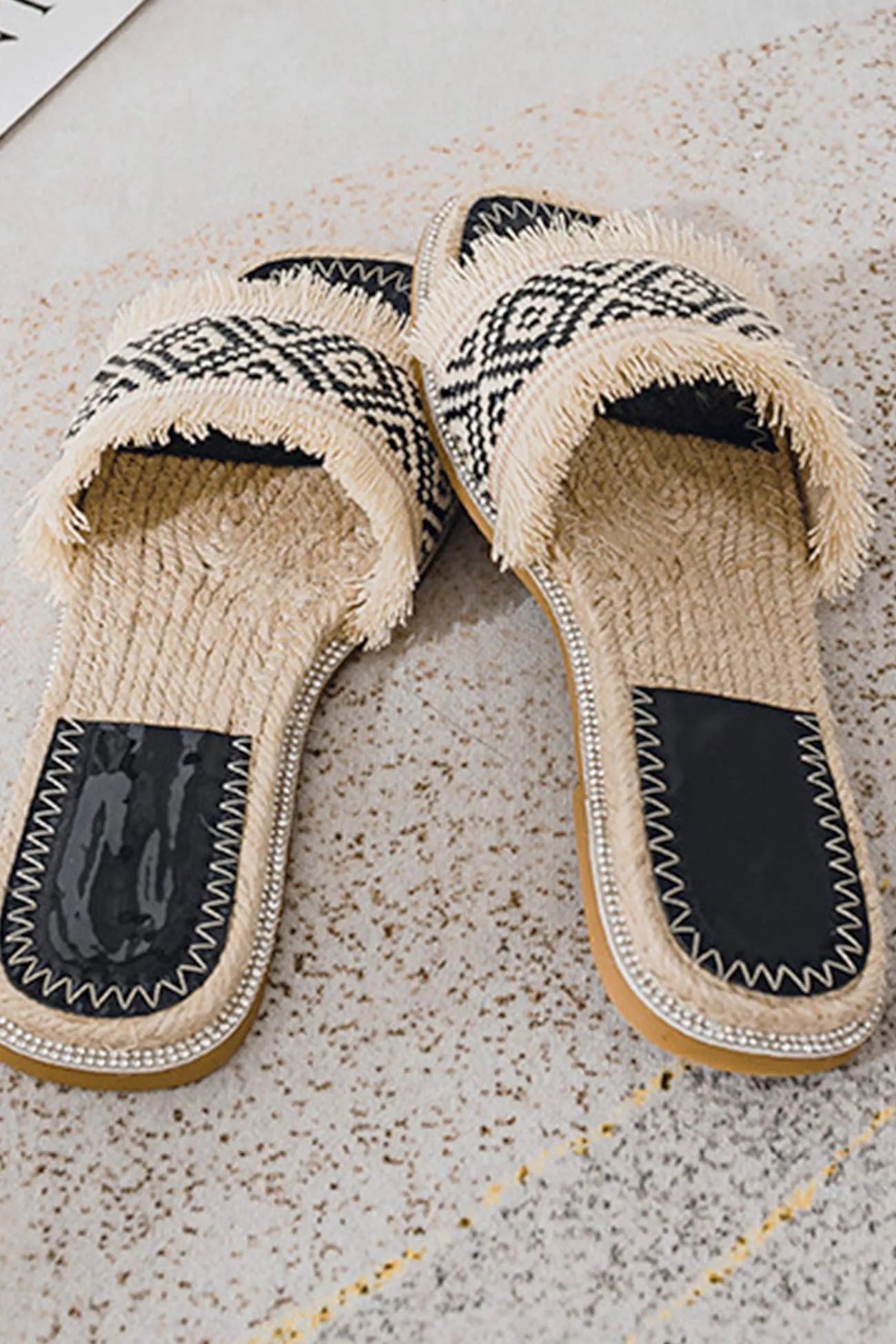 Amozae-Vintage Espadrille Flat Sandals