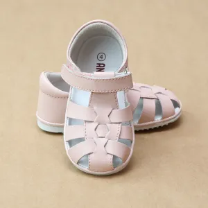 Angel Baby Girls Christie Leather Fisherman Sandal