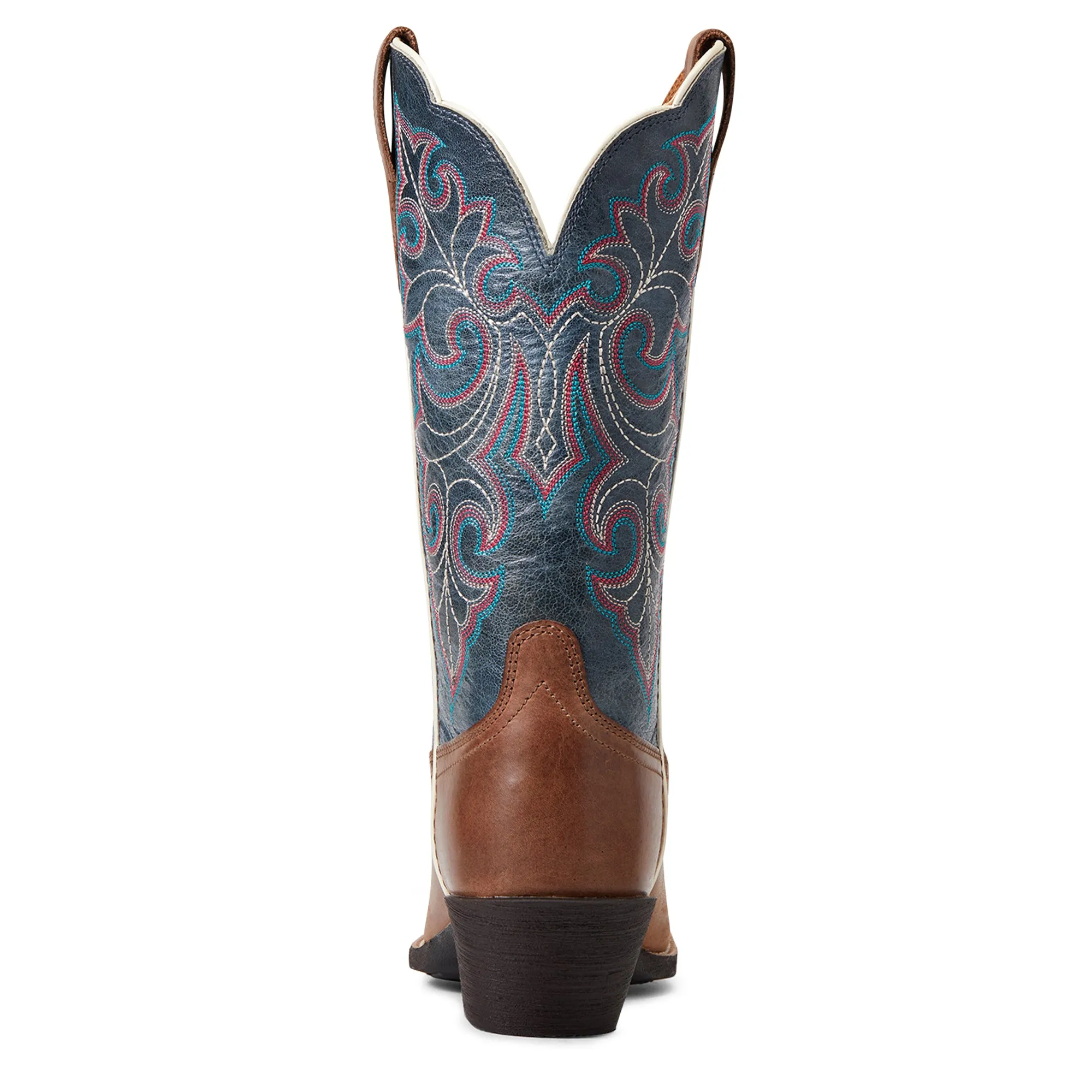 Ariat Ladies Round Up Storming Brown Square Toe Boots 10040446