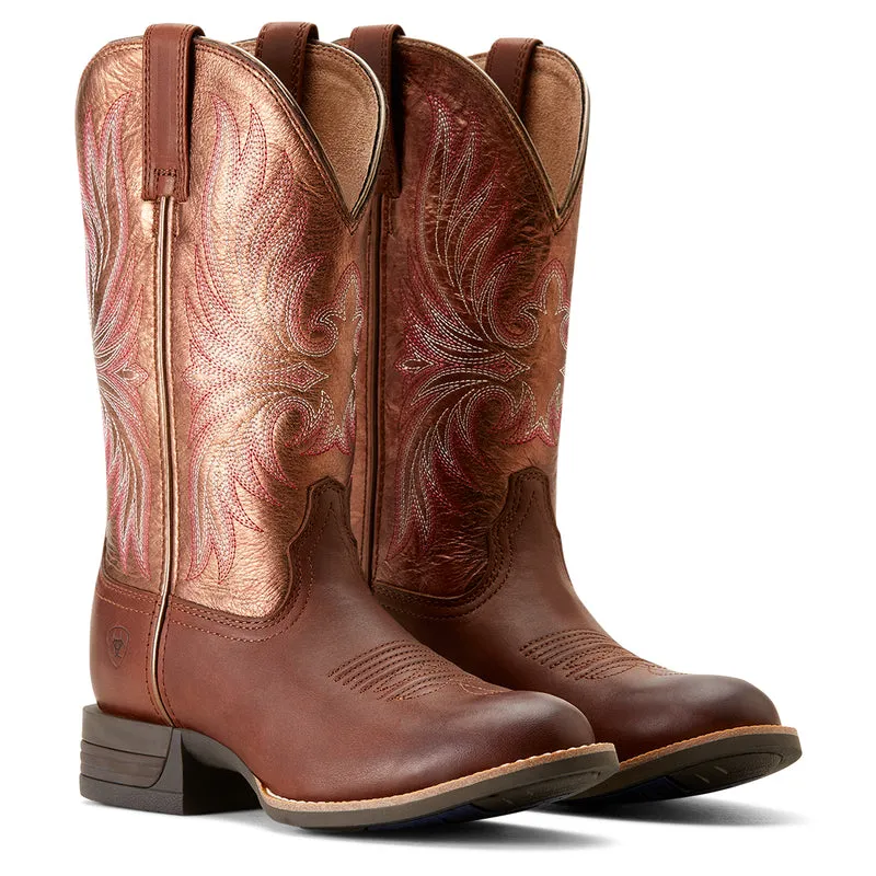 'Ariat' Women's Ranahan Western Boots - Sienna Saddle