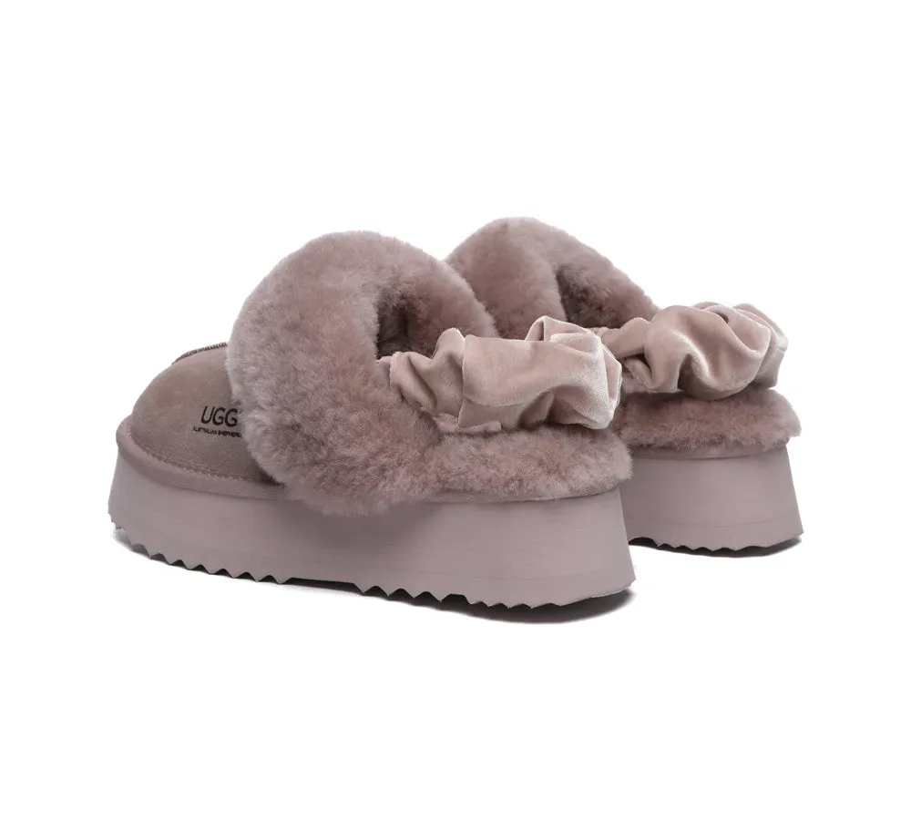 AUSTRALIAN SHEPHERD® Slippers Removable Elastic Metal Connection Velvet Strap