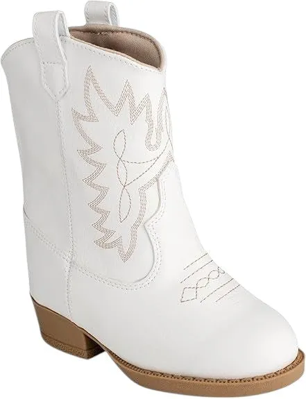 Baby Deer Miller White Cowboy Boot 6205