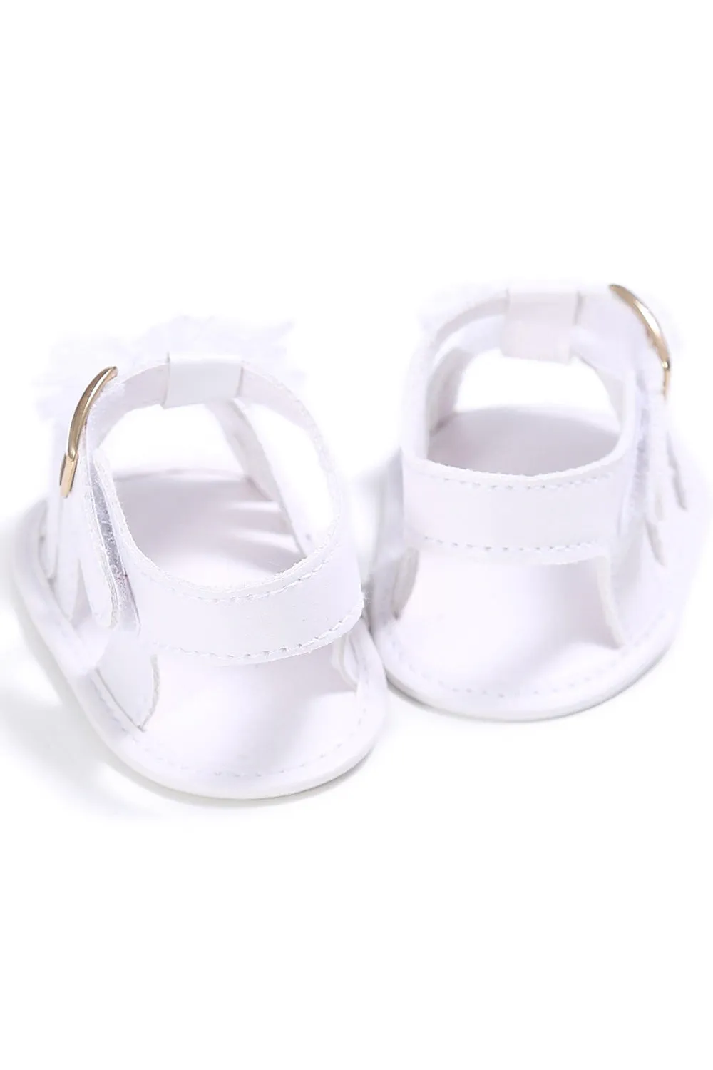 Baby Girls Beautiful Flower Decorated Strap Belt Convenient Sandals - BGSD106099