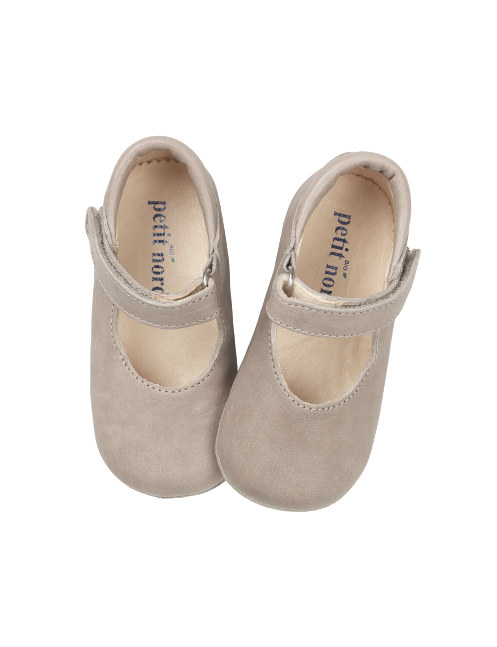 Ballerina Shoe with Velcro - Oats