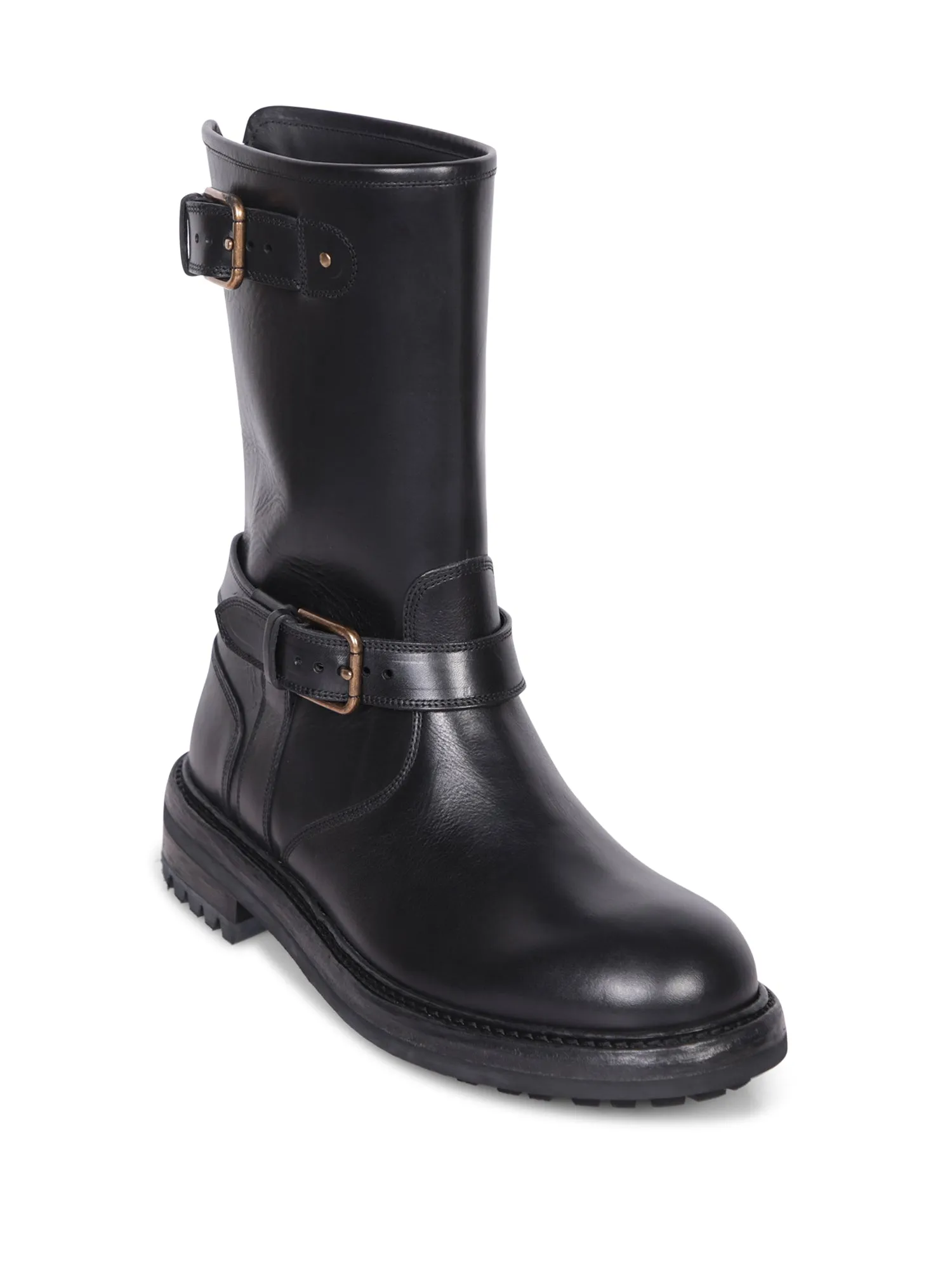 Biker black boots