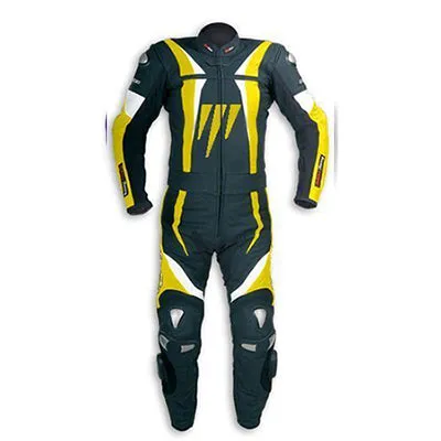 Biker Leather Suit Brilliant Men's Racing Wear MX23