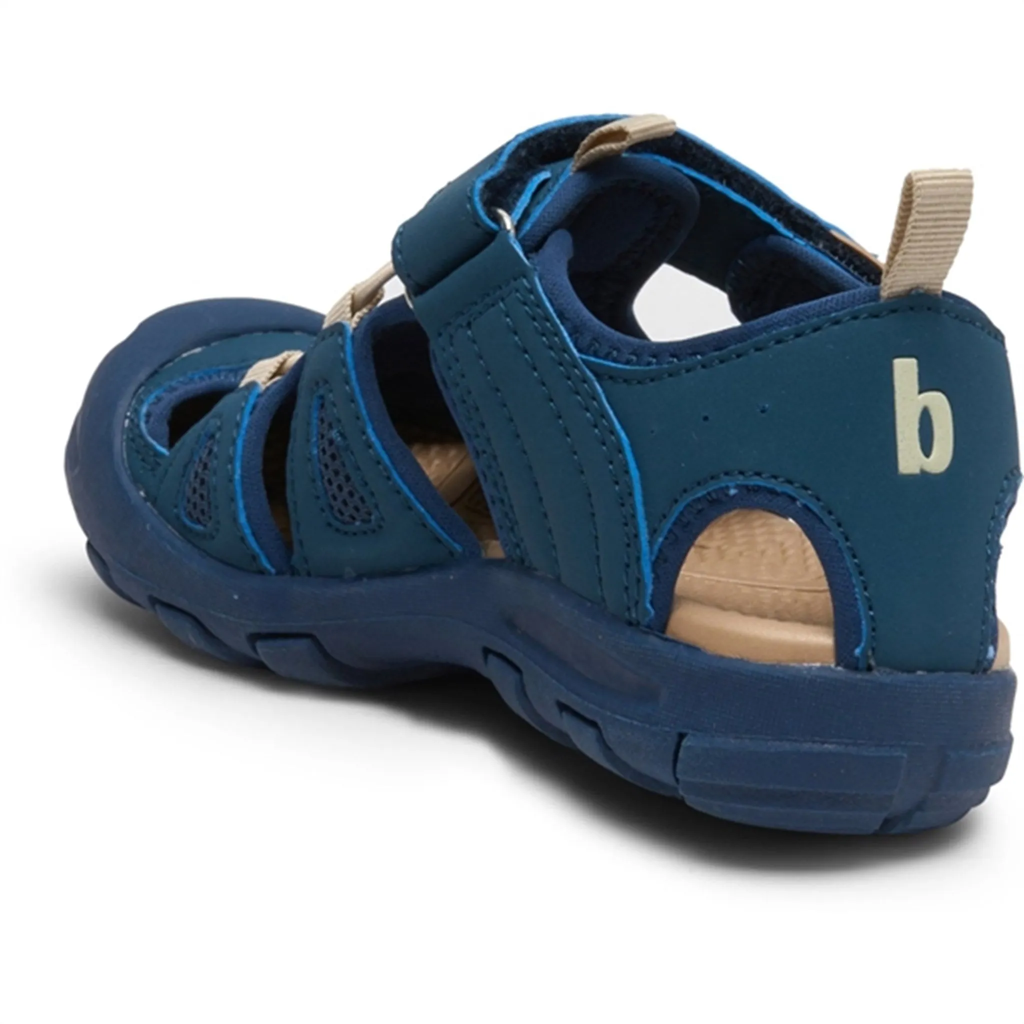 Bisgaard Parker Velcro Sandal Navy