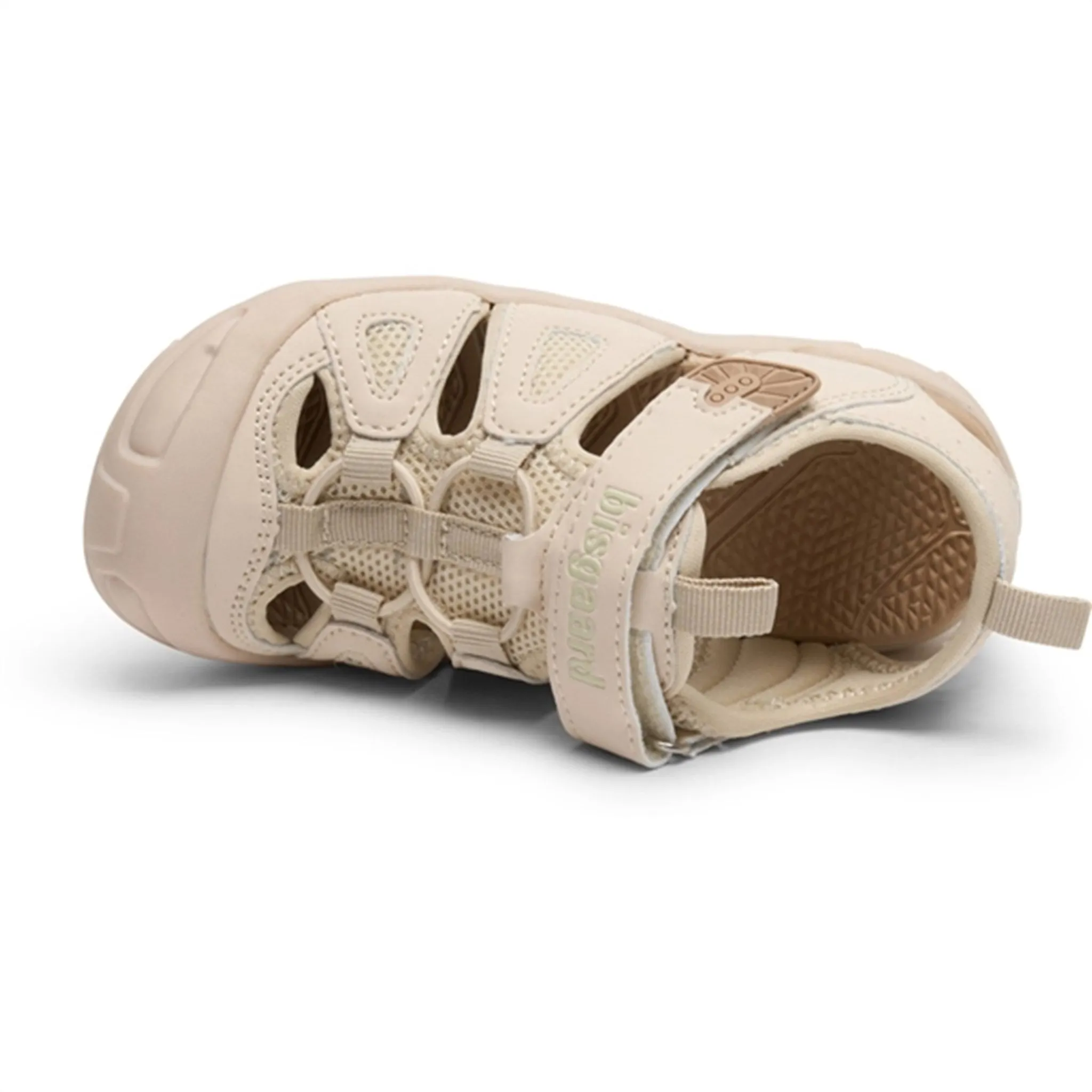 Bisgaard Parker Velcro Sandal Off White