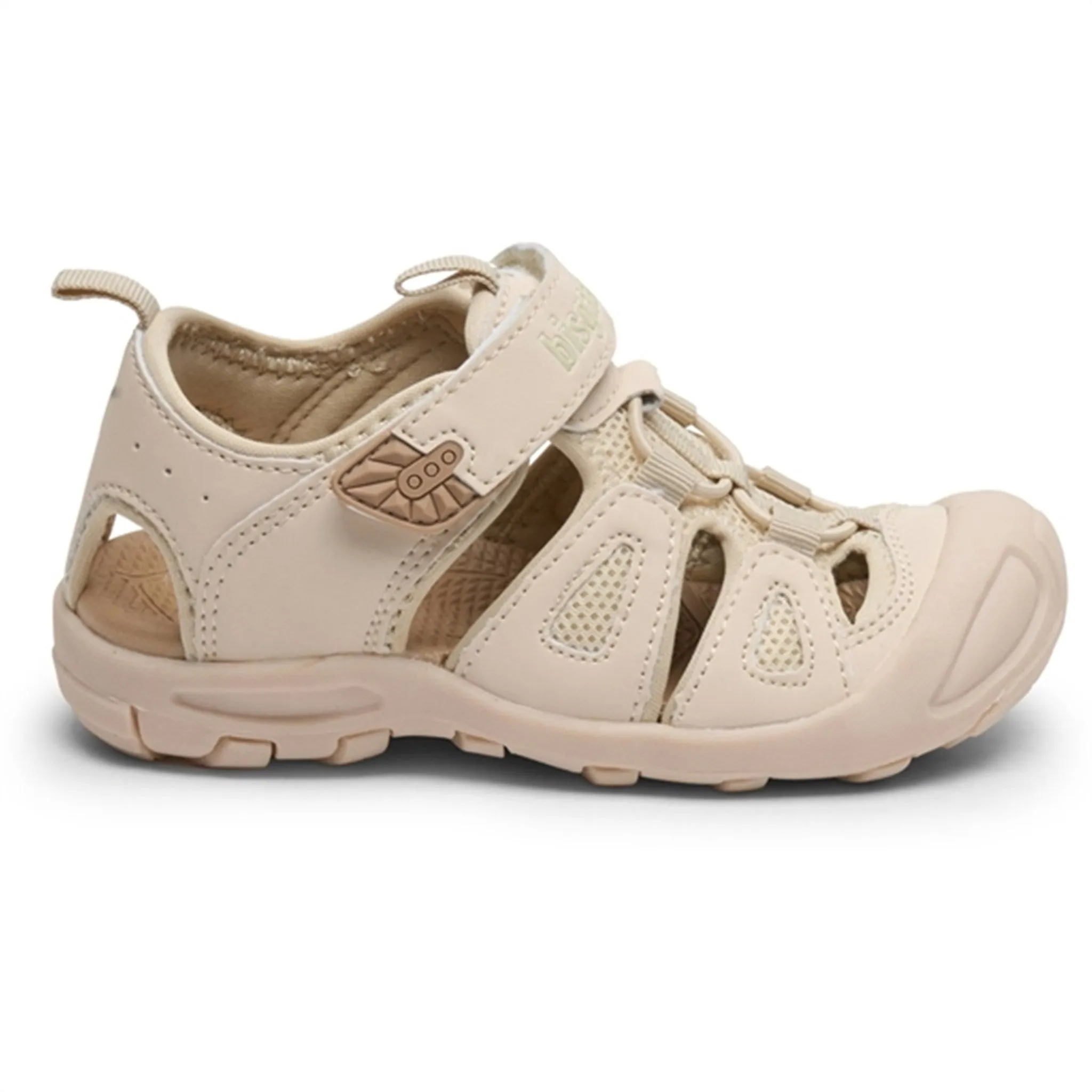 Bisgaard Parker Velcro Sandal Off White