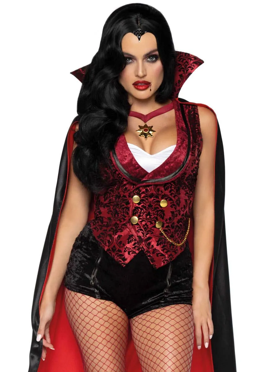 Bloodthirsty Vampire Womens Sexy Halloween Costume