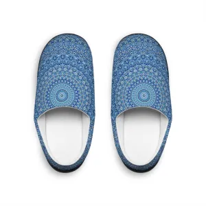 Blue Mandala - Inovax Women's Indoor Slippers