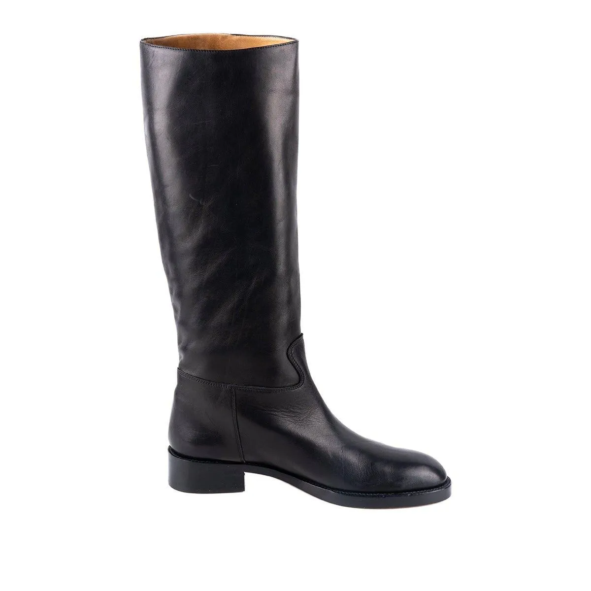 Borint High Boots Leather Black Colour For Women