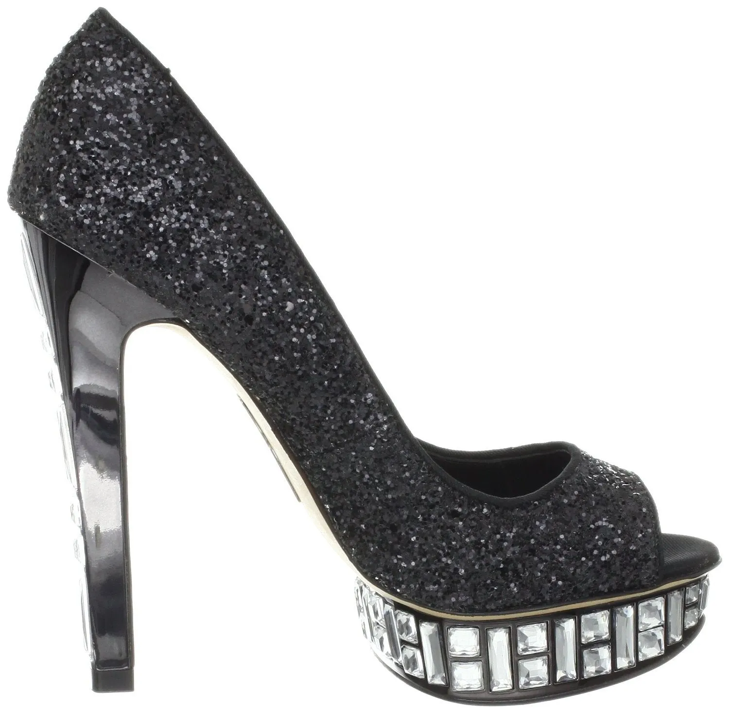 Boutique 9 Nosey3 Black Platform Pump  (Women)