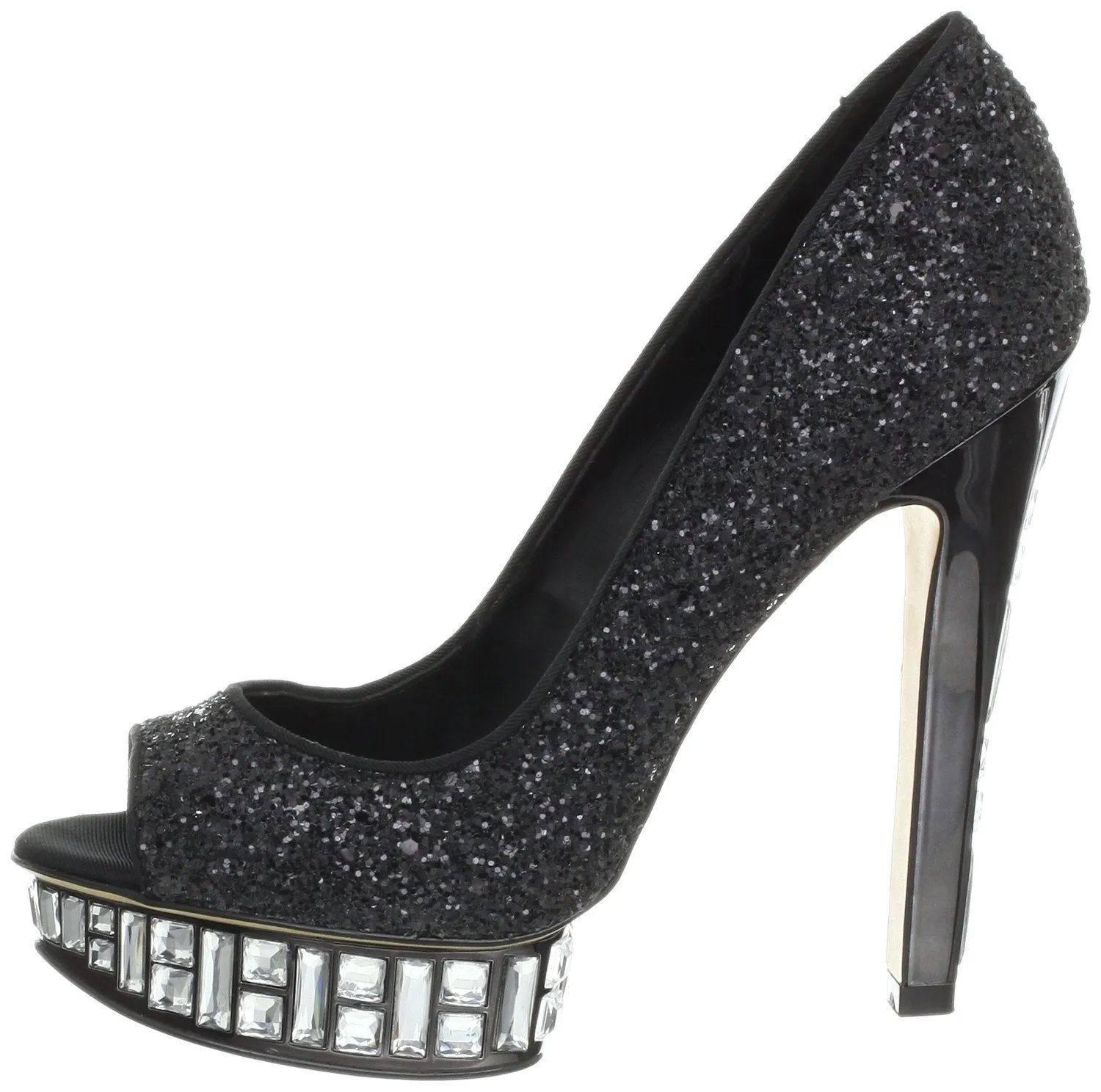 Boutique 9 Nosey3 Black Platform Pump  (Women)