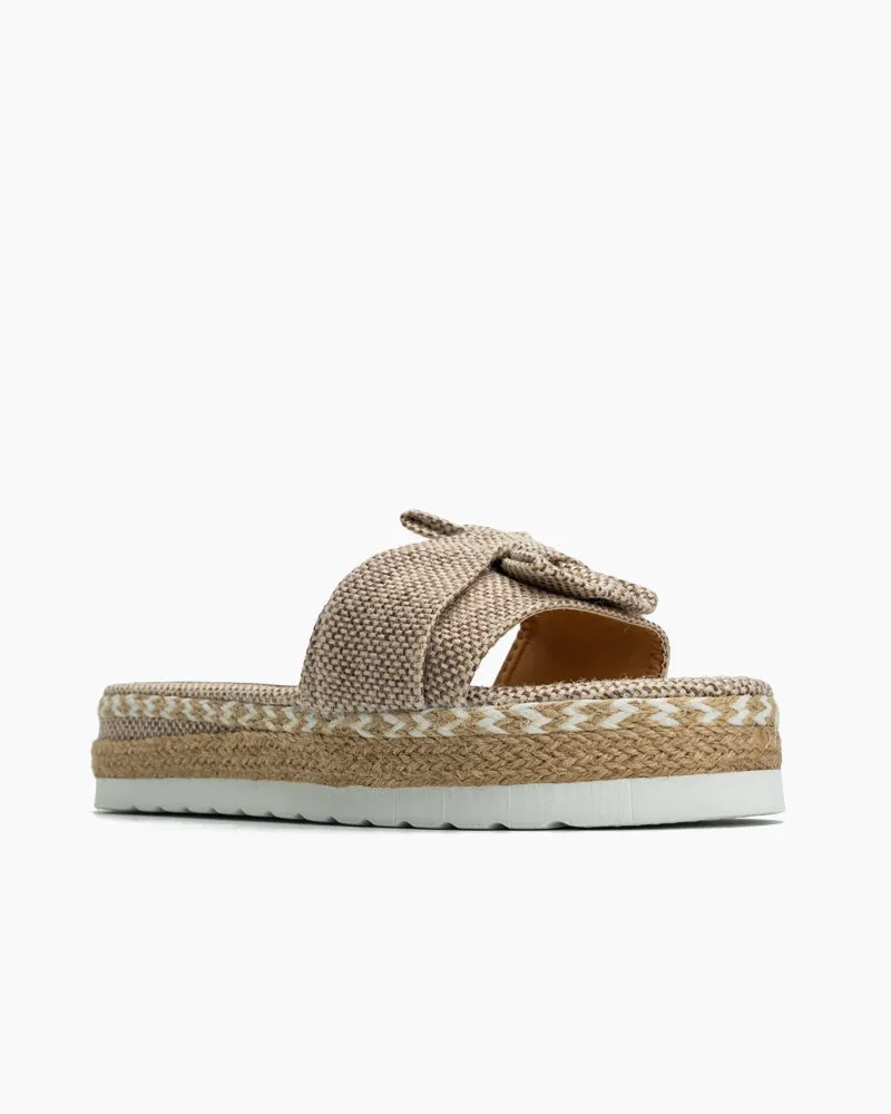 Bowknot Beach Platform Sandals