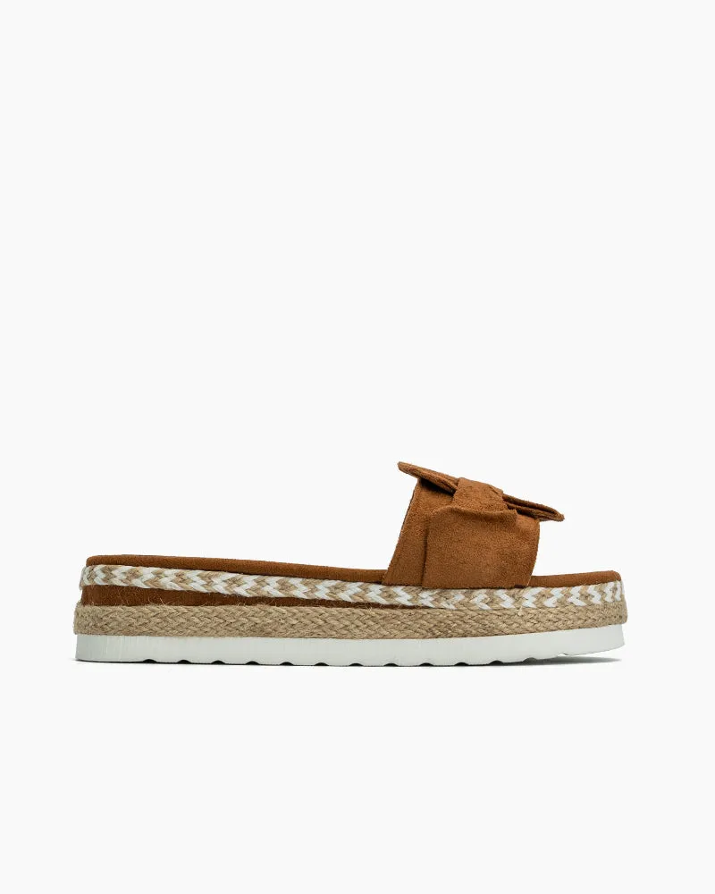 Bowknot Beach Platform Sandals