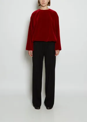 Capo Cotton Velvet Top