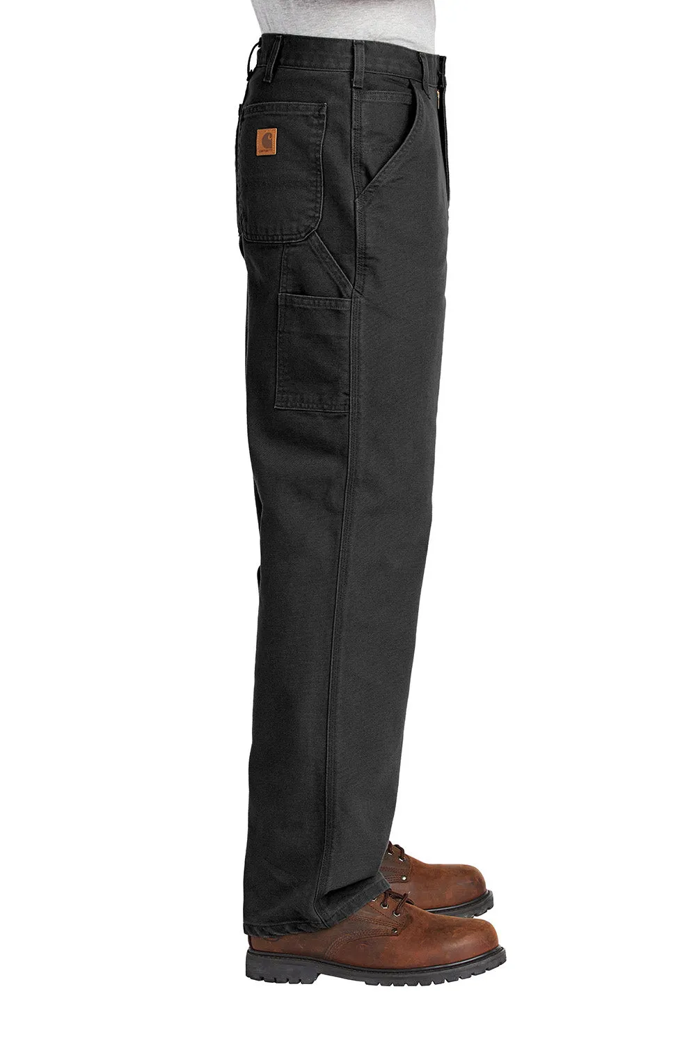 Carhartt Mens Washed Duck Work Dungarees w/ Pockets - Black - NEW