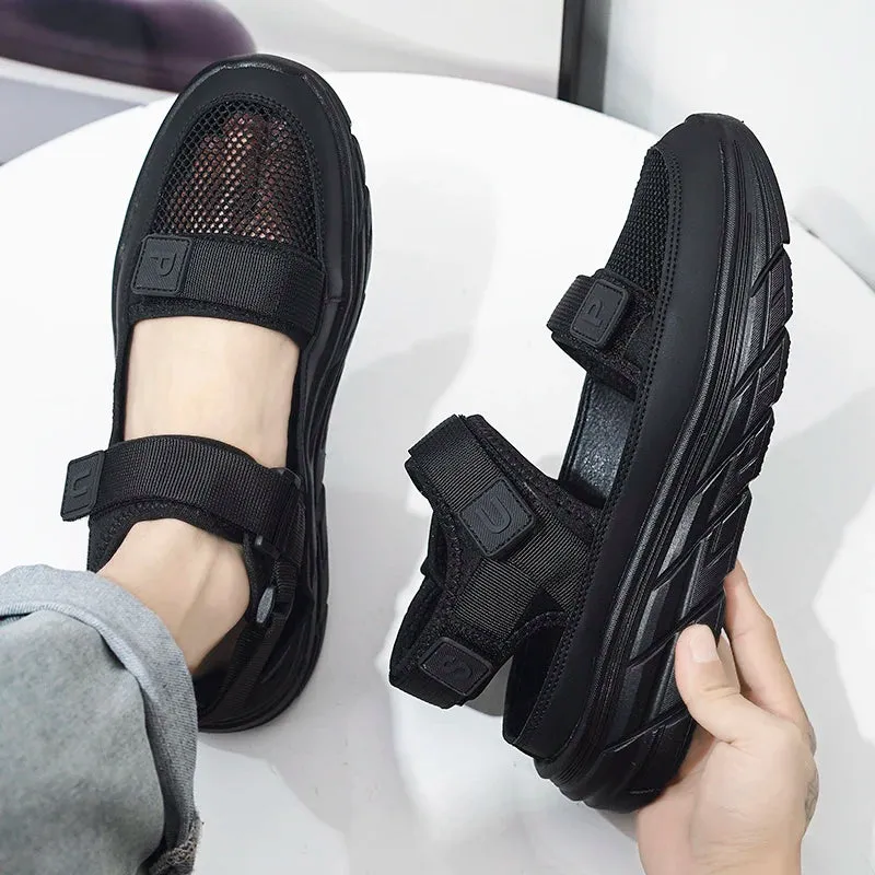 Casual Solid Air Mesh Men's Sandals