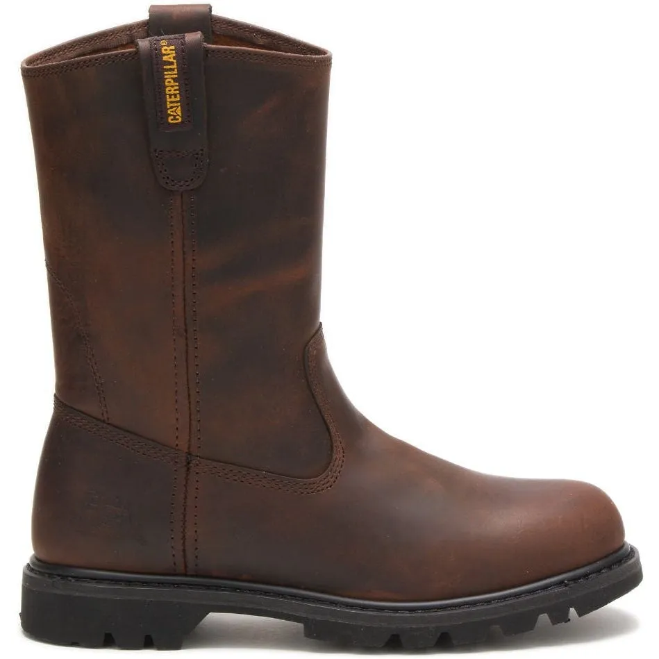 CAT Men's Revolver Soft toe Work Boot - Brown - P72191