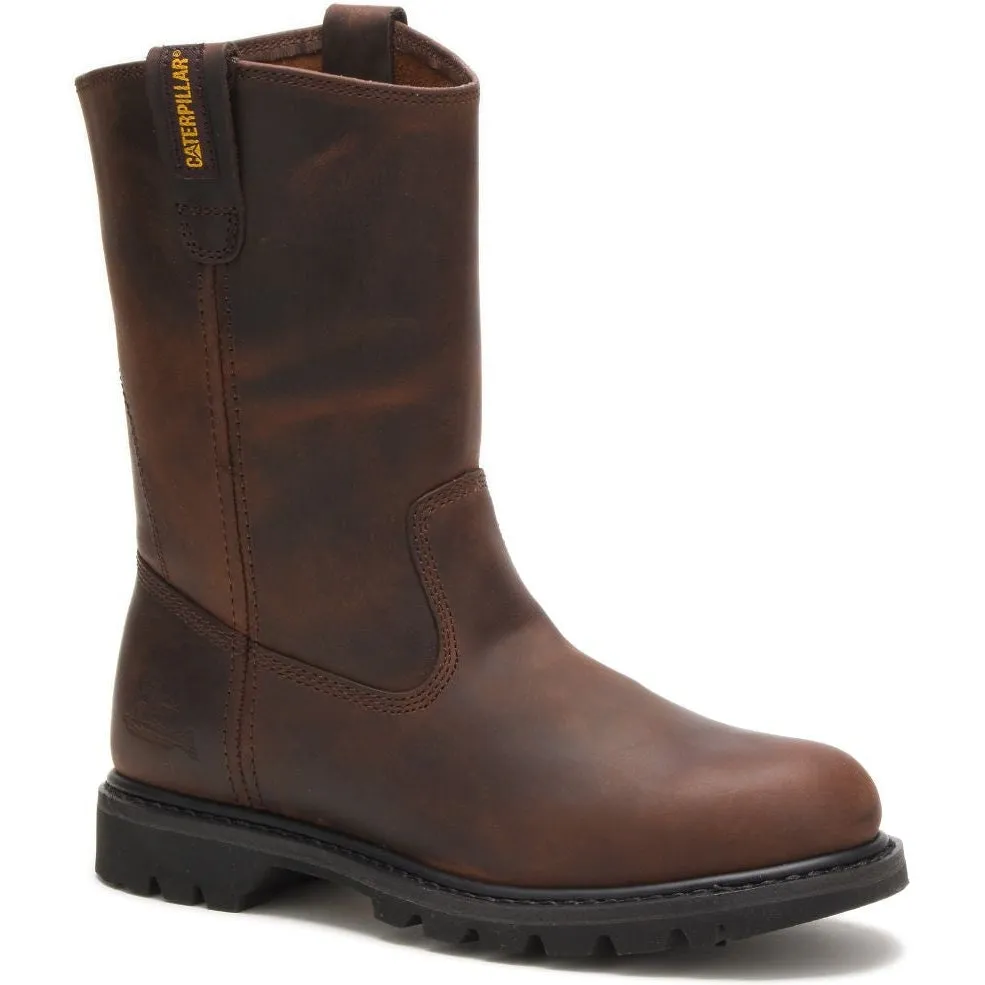 CAT Men's Revolver Soft toe Work Boot - Brown - P72191