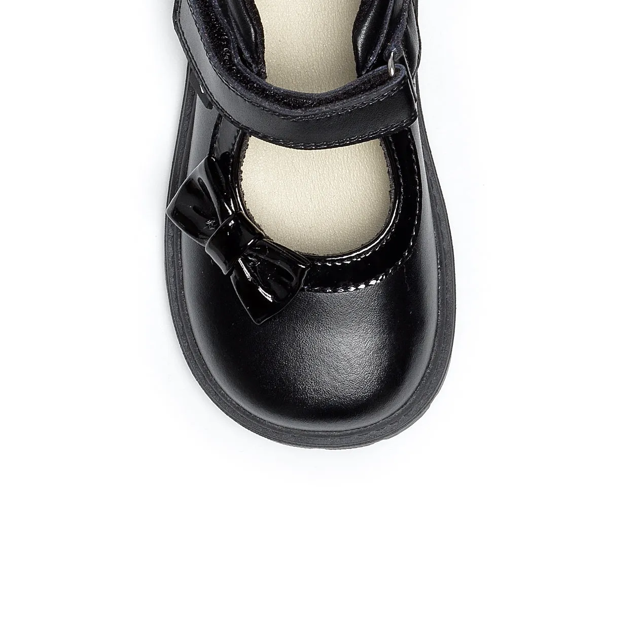 Chipmunks Olivia Girls Black School Shoe