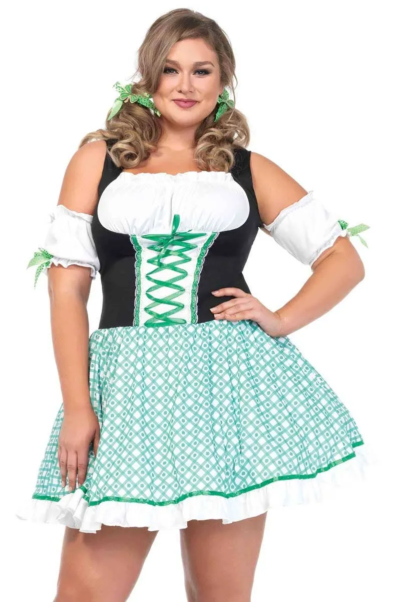 Clover O'Cutie Womens Plus Size St Patrick's Day Costume