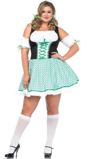 Clover O'Cutie Womens Plus Size St Patrick's Day Costume