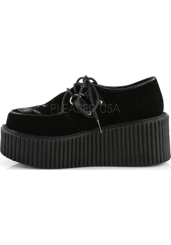 CREEPER-219 [Black Velvet] | CREEPERS [IN STOCK]