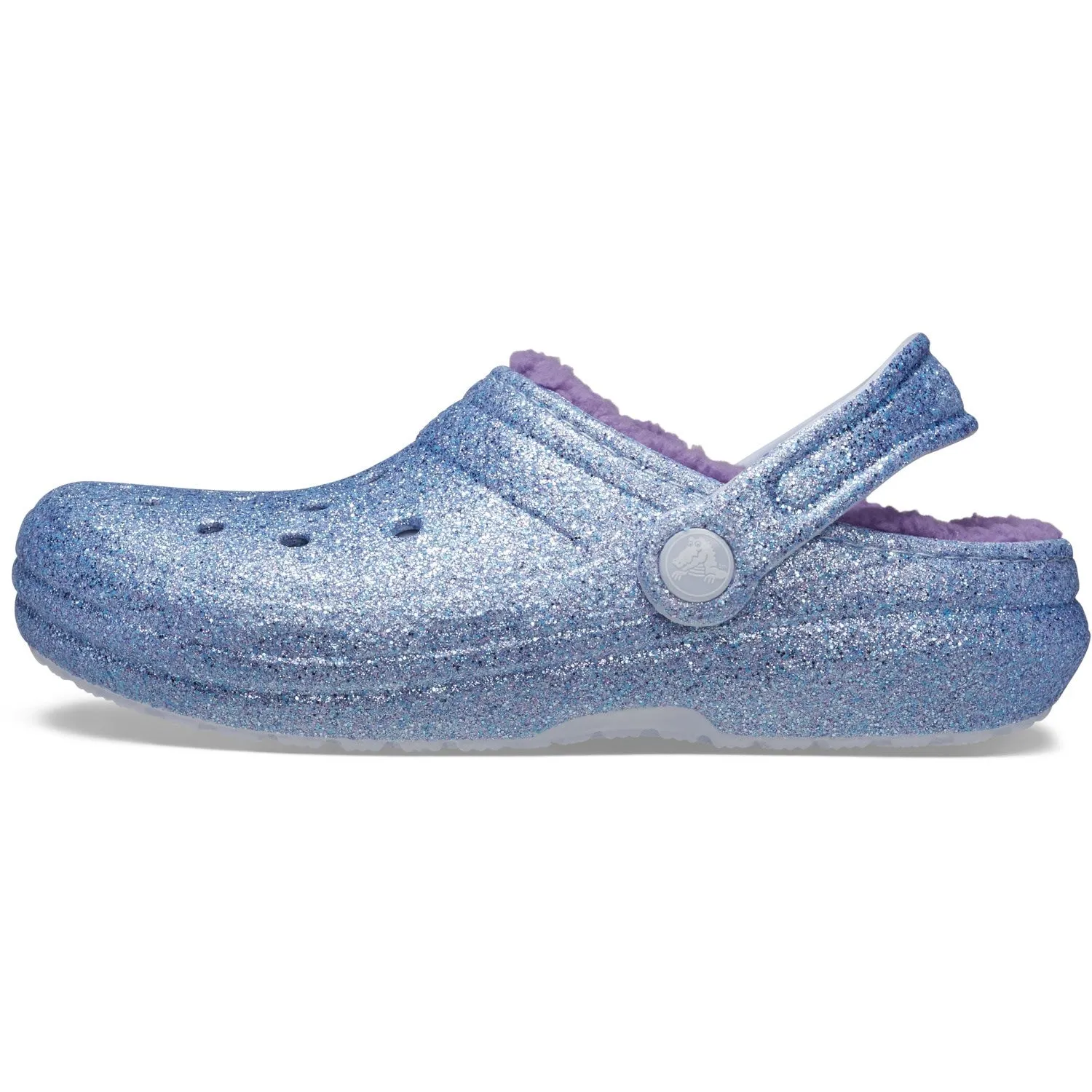 Crocs Frosted Glitter Classic Lined Glitter Clog