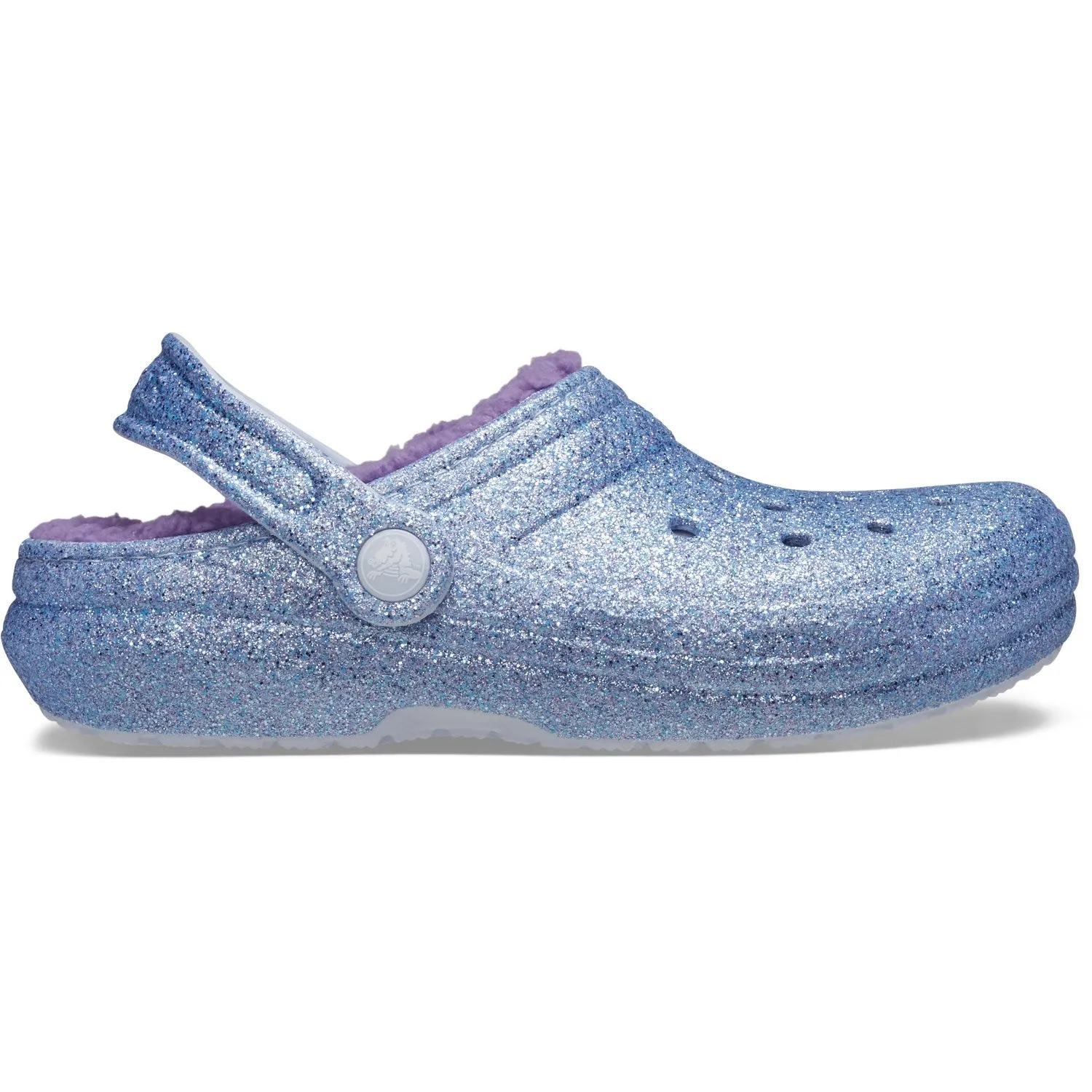 Crocs Frosted Glitter Classic Lined Glitter Clog