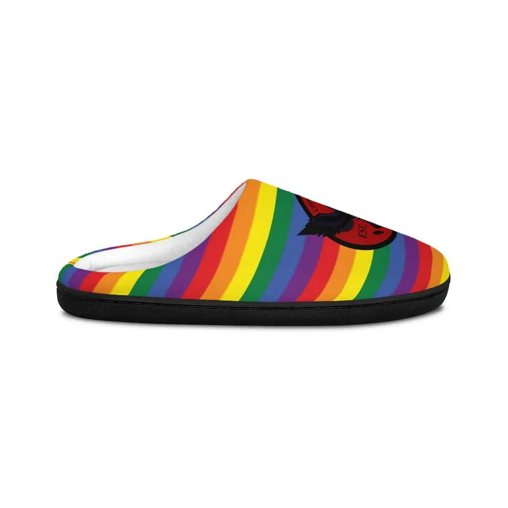 Crowgodshi Colors of the Rainbow Indoor Slippers