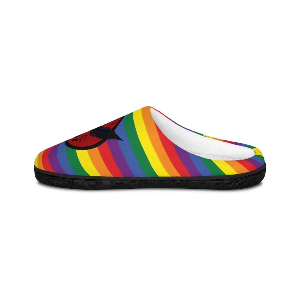 Crowgodshi Colors of the Rainbow Indoor Slippers