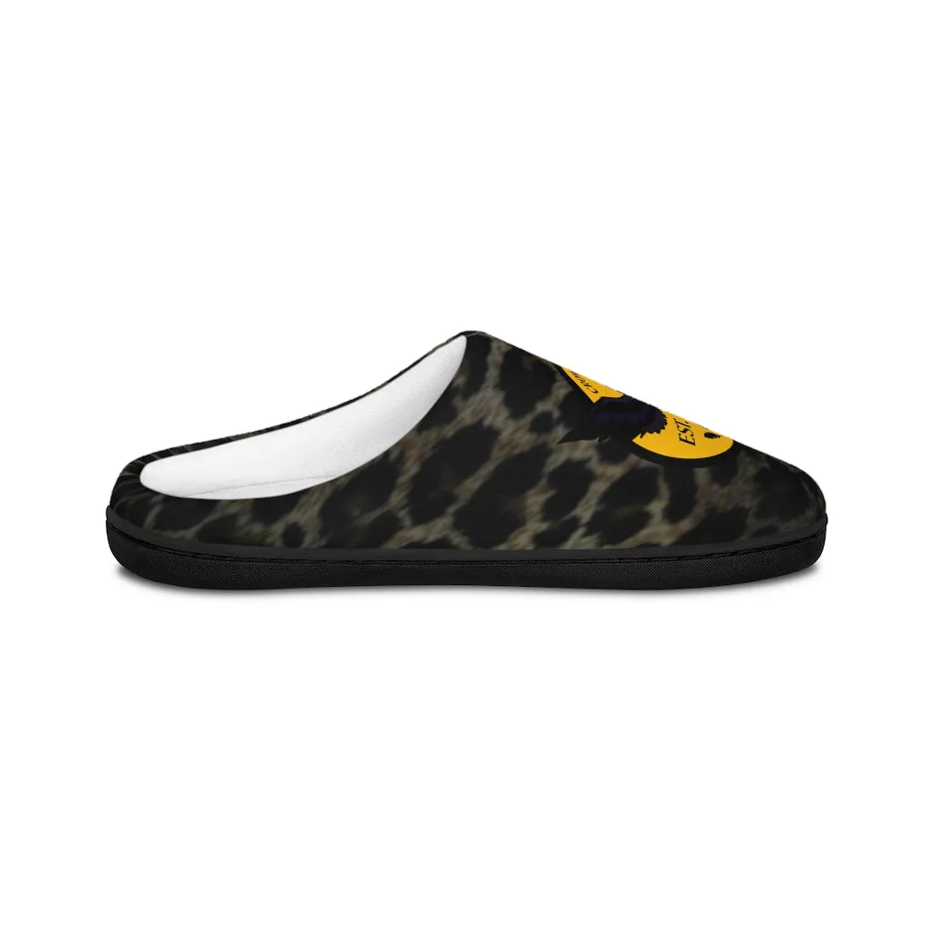 Crowgodshi Jaguar Print Indoor Slippers