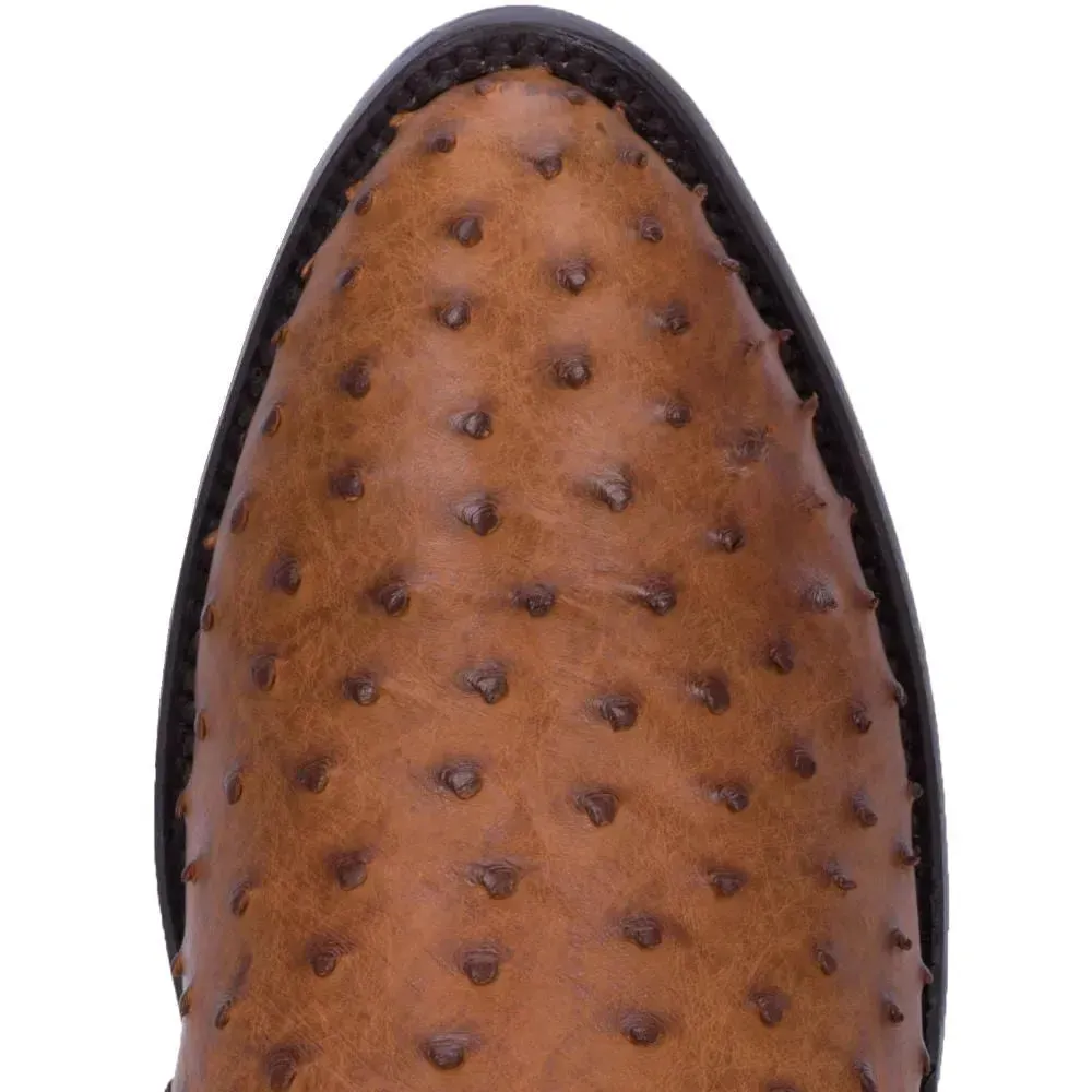 Dan Post Tempe - Mens Ostrich Leather Cowboy Boots