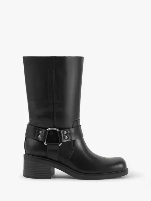 Daniella Buckle Boot - Black