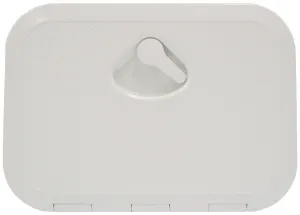 DELUXE MODEL OPENING STORAGE HATCHES - SIZE A, WHITE, STANDARD FLUSH TYPE