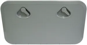 DELUXE MODEL OPENING STORAGE HATCHES - SIZE C, GREY, STANDARD FLUSH TYPE