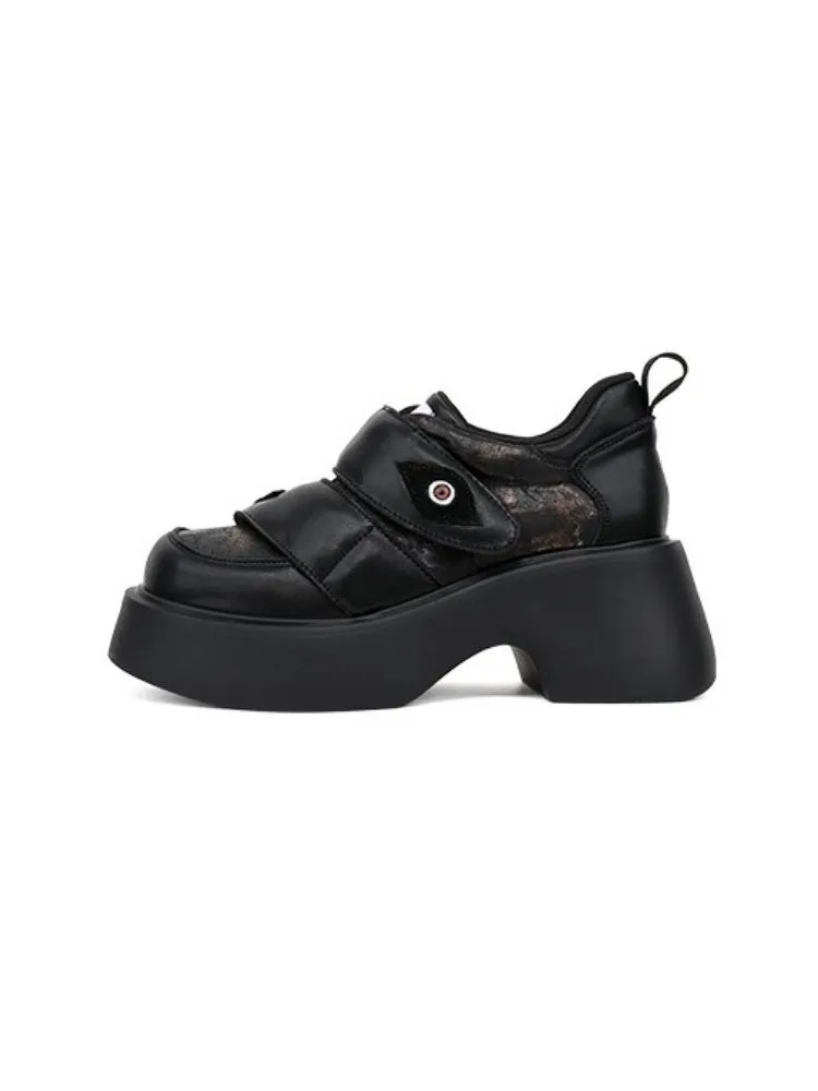 Devil's Eyes Velcro Platform Shoes【s0000005167】